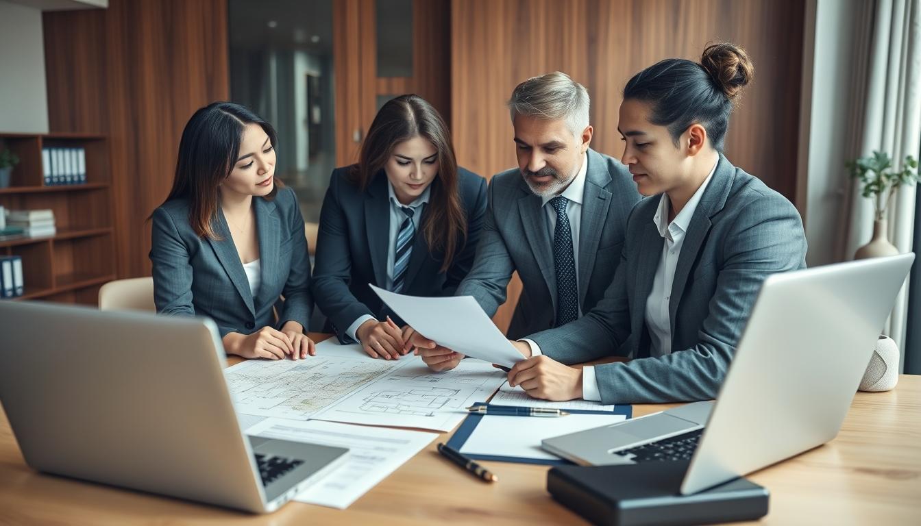 Business agreement signing
